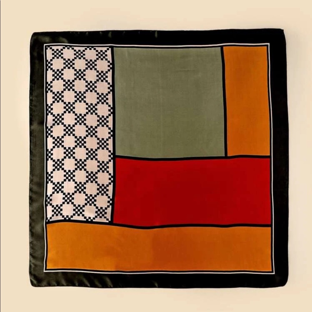 Color block scarf